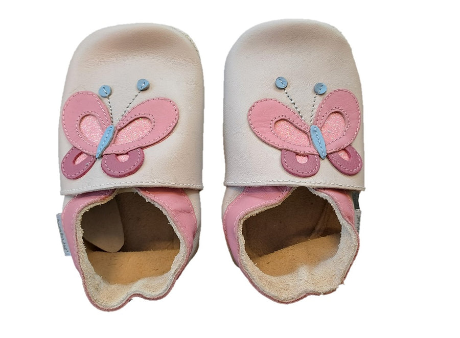 Bobux Soft Sole Milk Butterfly